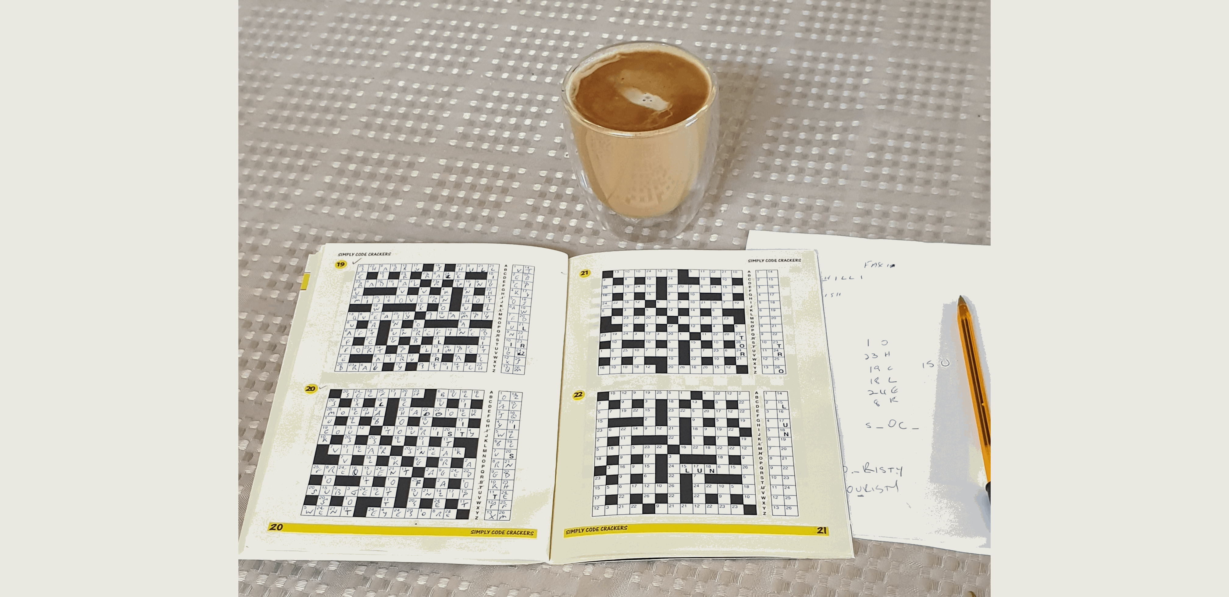coffee and codecracker - a great combo